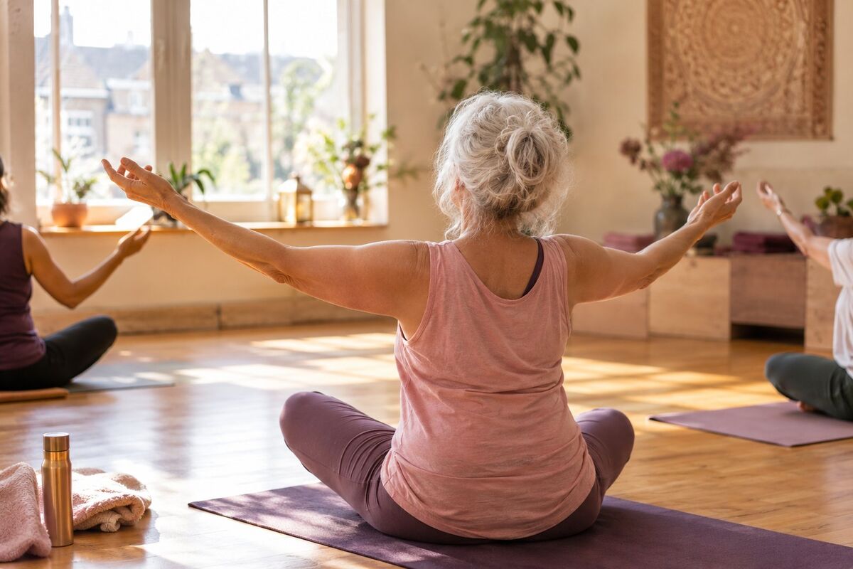 The great benefits of yoga for the young at heart